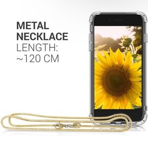 Gold Metal Necklace Phone Case